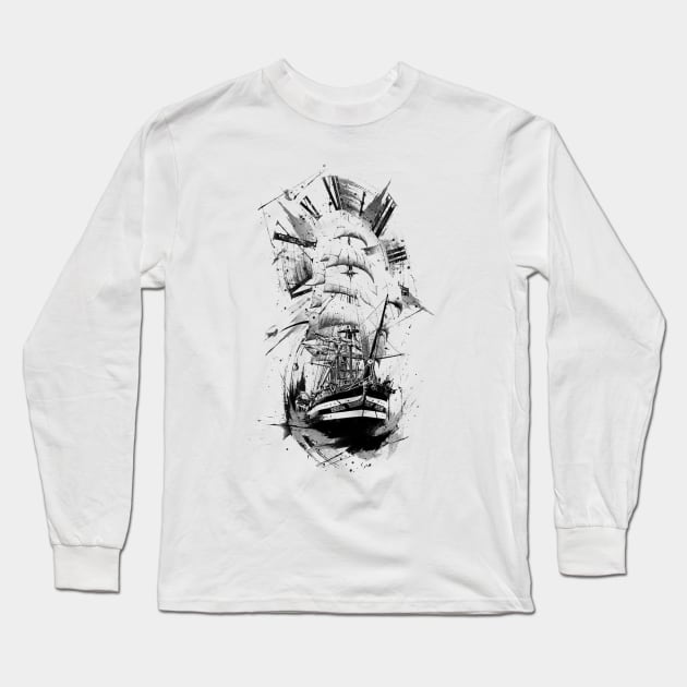 Ship Time Long Sleeve T-Shirt by hitext